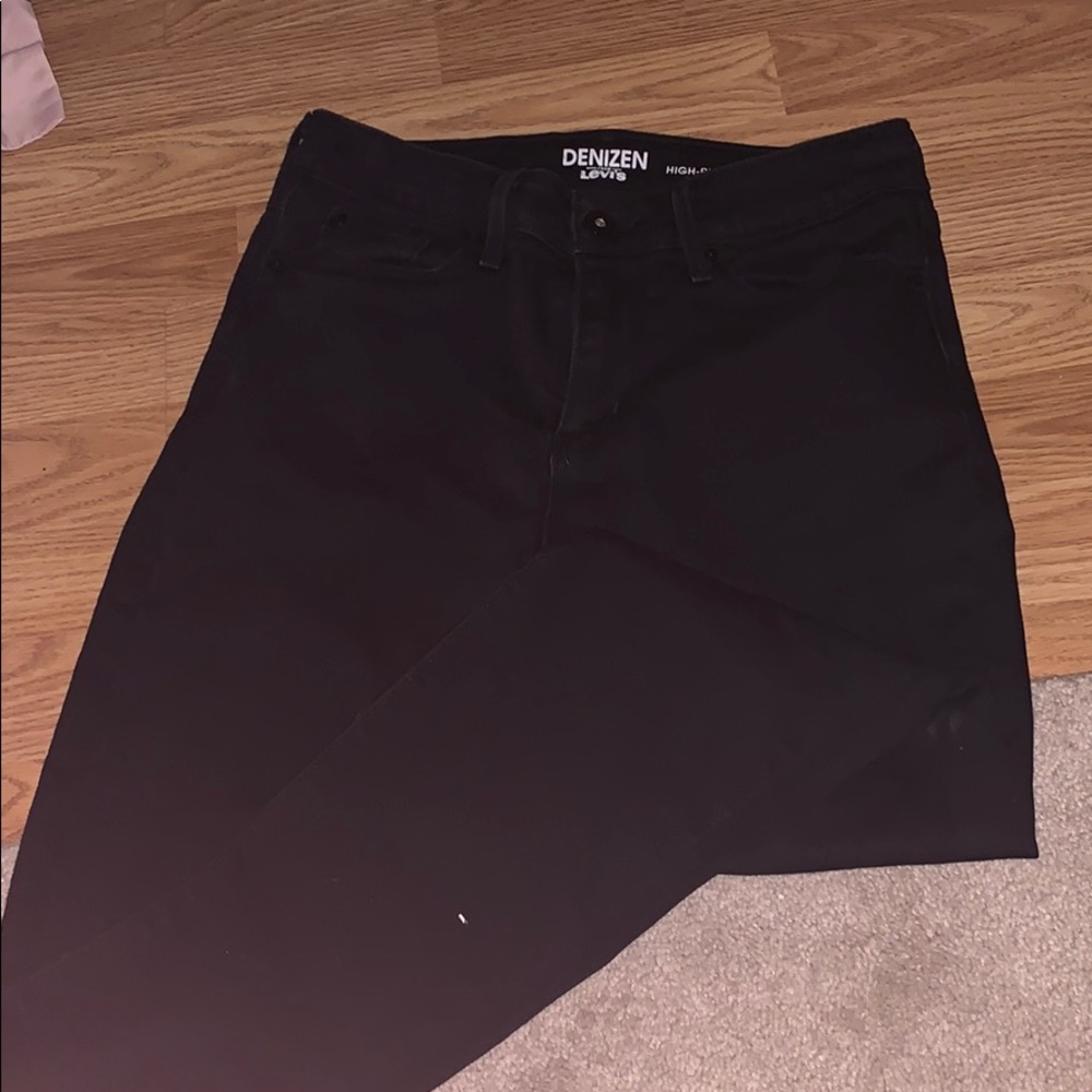 denizen by levi’s black skinny high rise jeans